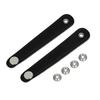 Black Leather Accordion Bellow Strap with Secure Snap Closure PU Texture Suitable for Stable Instrument Attachment