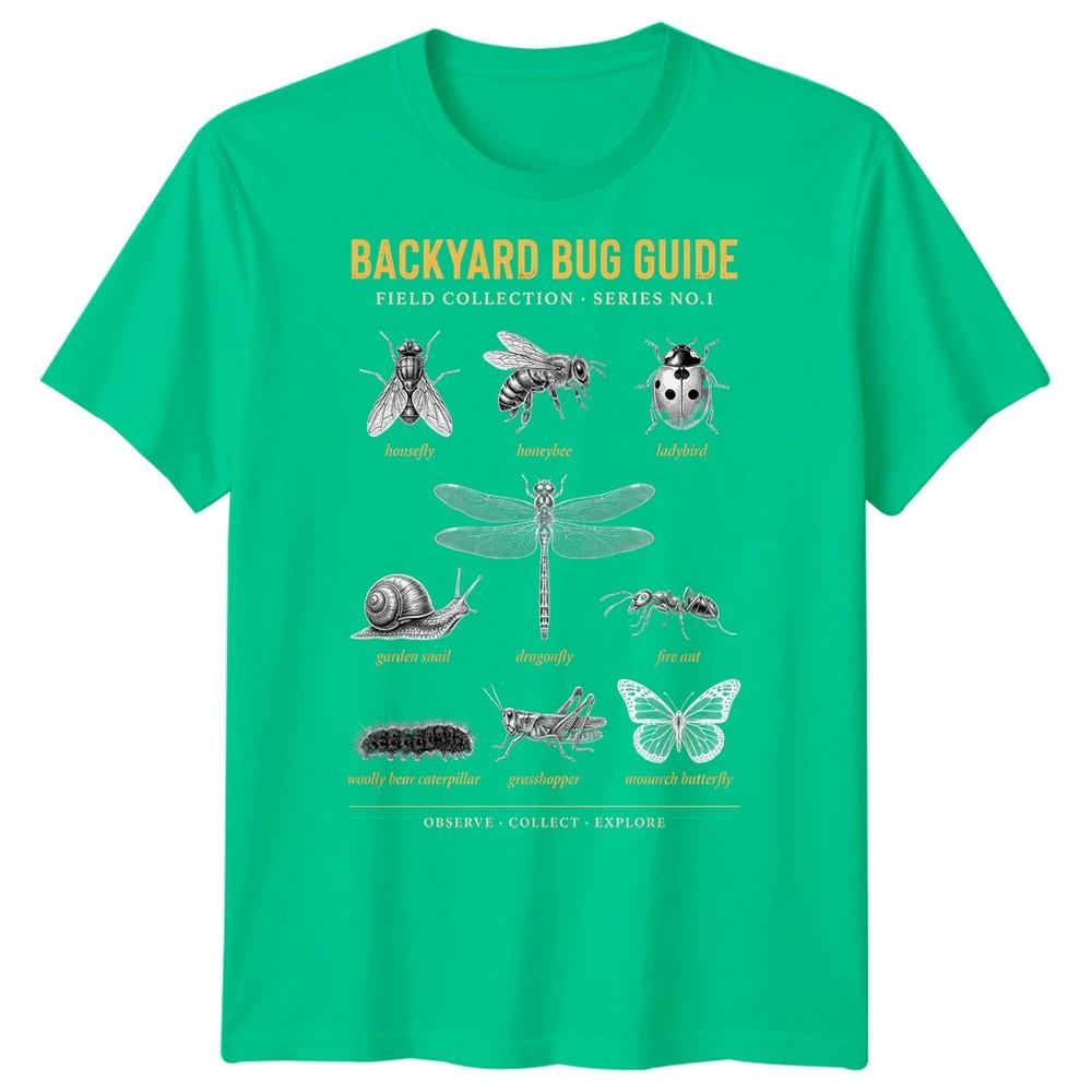 Unisexs Insects Hand Sketch T Shirt Nature Art Design Graphic Tee S