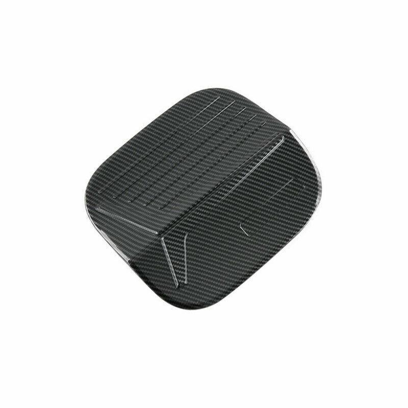 For Honda Civic 2022-2023 ABS Carbon Fiber Car Exterior Fuel Tank Cap Cover Trim