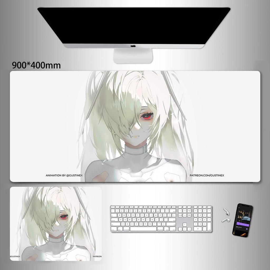 Line draft animation oversized mouse pad two-dimensional office desktop non-slip pad e-sports game computer keyboard pad