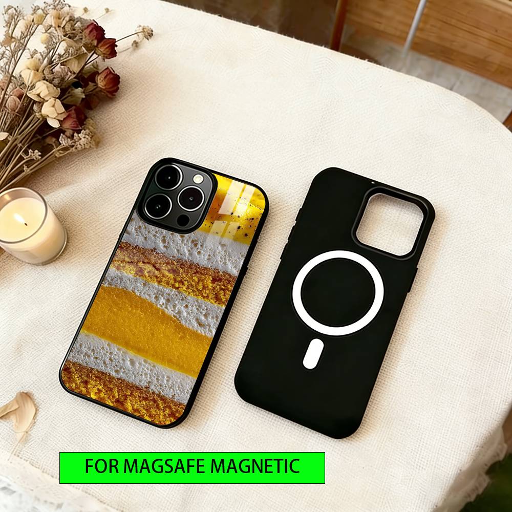 Kuchenfüllung Muster Handyhülle Für iPhone17,16,15,14,13,12,11 Plus,Pro Magnetisch Für Magsafe Kabelloses Laden