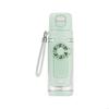 Double Spouts Sports Bottle Integrated With Handheld Fan Hydrations Vessel Perfect For Running Cycling B03E