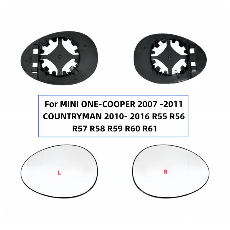 For MINI ONE-COOPER 2007 -2011 COUNTRYMAN 2010- 2016 R55 R56 R57 R58 R59 R60 R61 Car Heated Wide Angle Mirror Glass