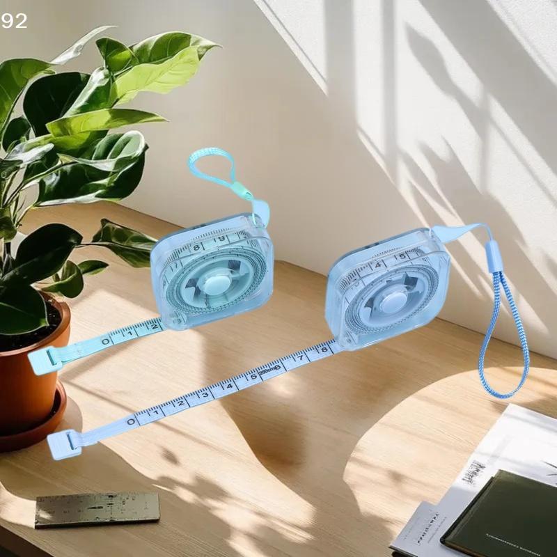 High-use 2-meter Shrinkable Tape Measure; Accurate Imperial and Metric Measurements for Everyday Tasks