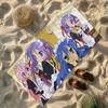 Anime Kawaii L-Lucky Star Cute Towel Soft Lightweight Anti-Sand Large Beach Towel Quick-Drying Bath Sports Family