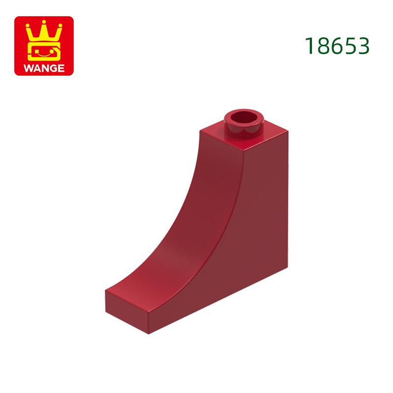 Non-Toxic 82Pcs/Lot 18653 Arch 1X3X2 Inverted Block Moc Color Accessories Compatible With Curved Brick Toys For Kid Educational Toy