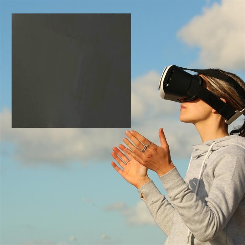 Without Sticky Horizontal 0/90° Polarizing Film for LCD Screen Linear Polarized Filter Polarization Film Sheet 10x10cm
