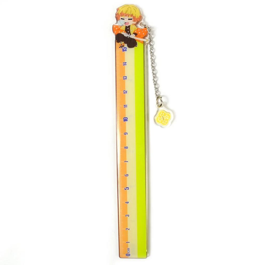 Anime Ruler Kamado Tanjirou Nezuko Kawaii Figure Straight Ruler Drawing Rulers School Stationery Kids Gift
