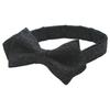 [D+Arts] Bow Tie, Leopard Print, Silk, Made In Japan (Kyoto Nishijin Weave), Simple Fastener (Black)