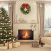 Artificial Wreath for Front Door Party Table Centerpieces Light up Christmas Wreath for Indoor and Outdoor Decoration