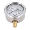 Hydraulic High Pressure Gauge Glycerin Liquid Filled 5000PSI 2.5in Dial 14in NPT Stainless Steel