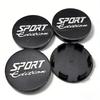 4pcs Sport Edition Logo Emblem Badge Car Wheel Center Caps 51MM Clips 46MM Rim Hubcaps Dust Cover Wheels Hub Cap Car Accessories