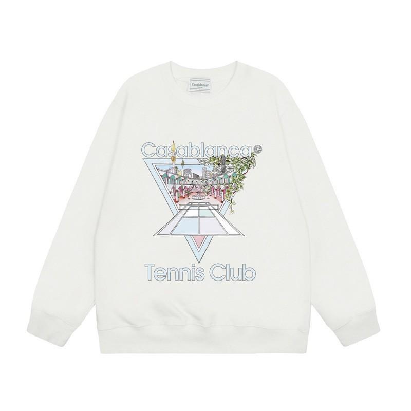 Unisex Oversized Cotton Graphic Print Crewneck Sweatshirt Winter Casual Wear