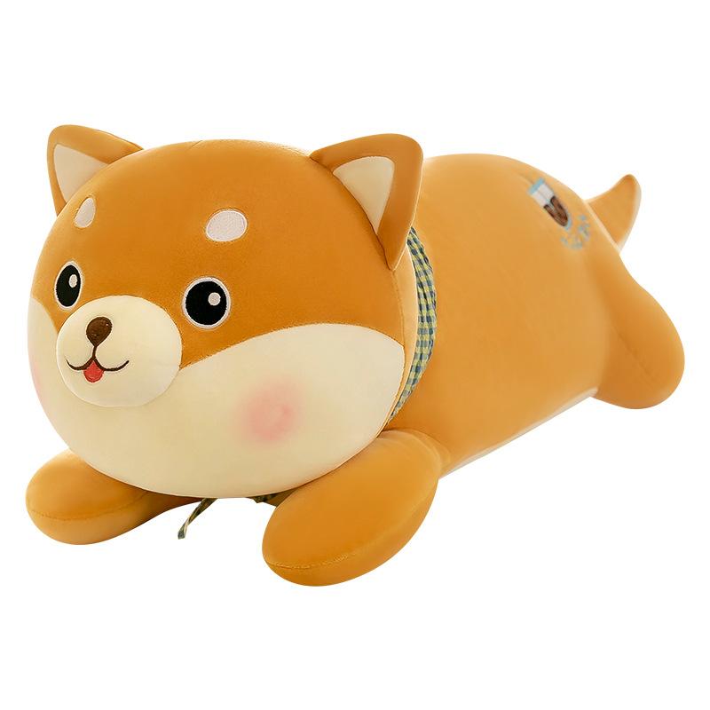 Plush Puppy Lying Toy Soft Cushion Pillow Cute Plushie Room Decoration Kids Gift