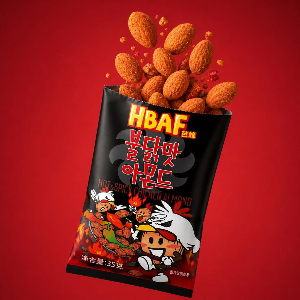 HBAF HEISS&SCHARF HÄHNCHEN-MANDELN 35g