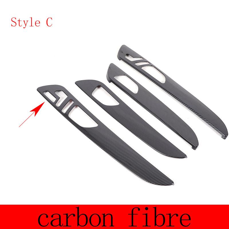 For Mercedes Benz ML GLE GL Class GLS320 400 2012-2019 Car ABS Black Interior Door Decoration Panel Cover Trim Accessories