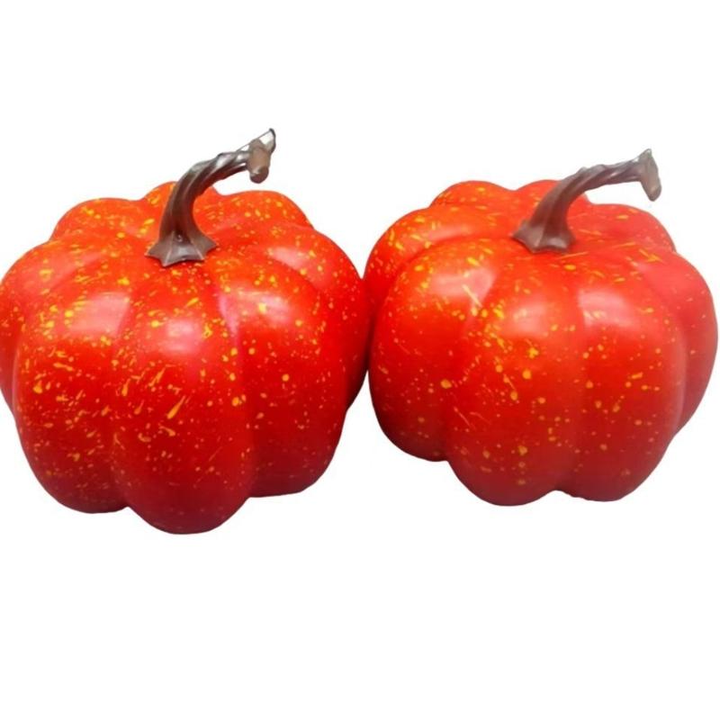 Halloween Pumpkin for Festive Thanksgiving Halloween Mantlepiece Embellishments Autumnal Small Pumpkins Decoration
