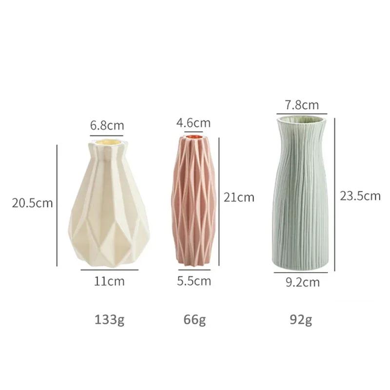 Modern Vases Decoration Home Nordic Style Flower Arrangement Living Room Origami Flower Pot for Interior