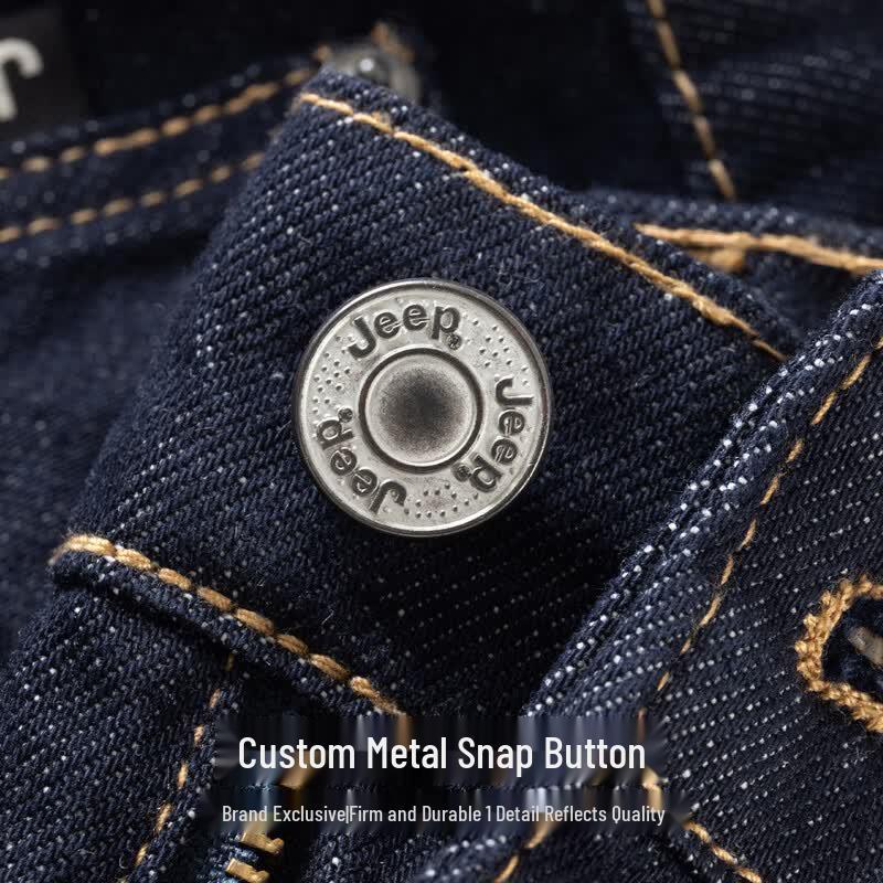JEEP Men's Lyocell Blend Straight Fit Stretch Jeans
