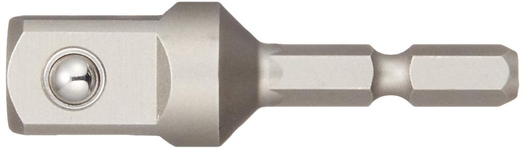 HiKOKI Socket Adapter for Impact Hexagonal Width Total Length for Square Drives 0030-5070 Drivers, Shaft, Two-Face 6.35mm, 55mm,