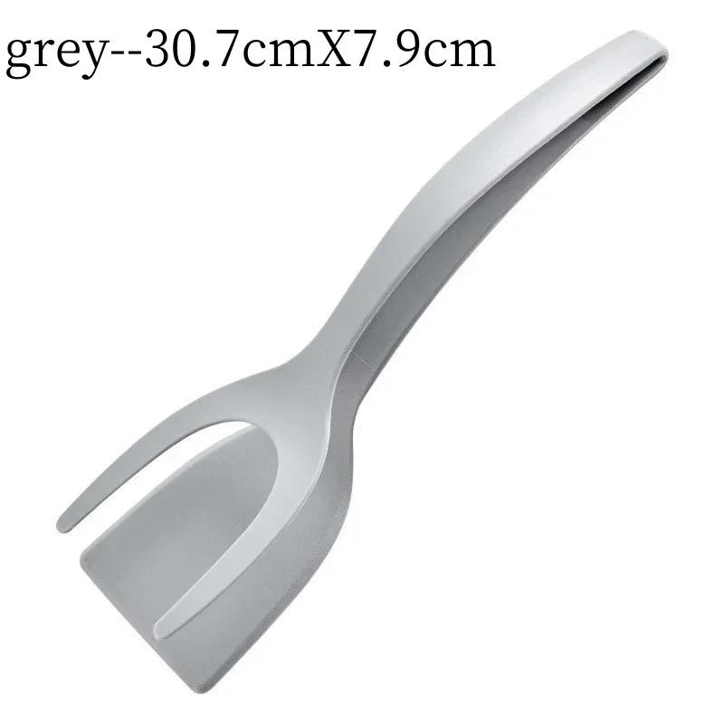 

1PCS Shovel Clip Silicone Grip Flip Tongs Egg Steak Spatula Tongs Clamp Pancake Fried Turners Cooking Tool Kitchen Accessories