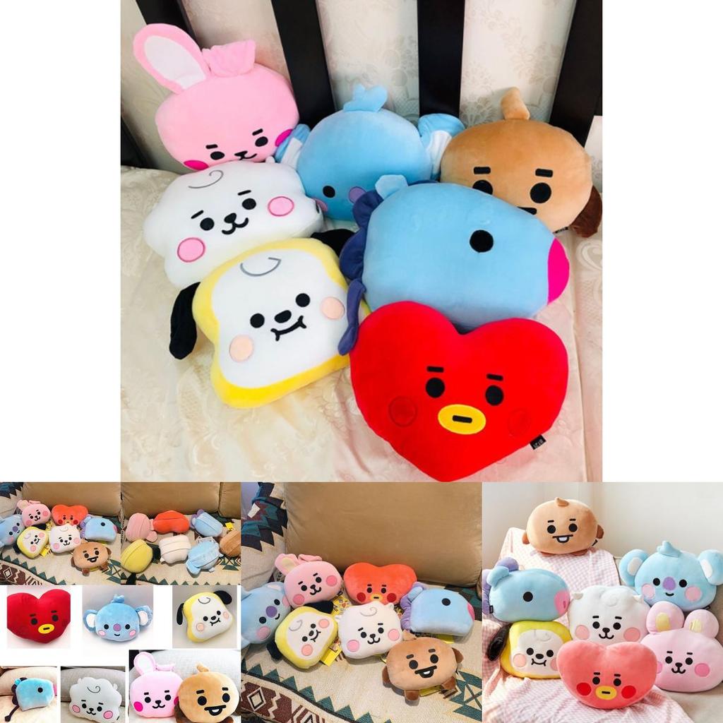High Quality Bts Cushion With Signature Character Design