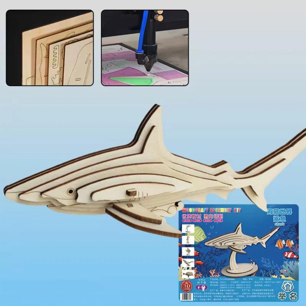 DIY 3D Wooden Puzzle Model Animal Montessori Toys for Children Crafts Dachshund Skeleton Assembly Gift Set for Kids Adults Teens