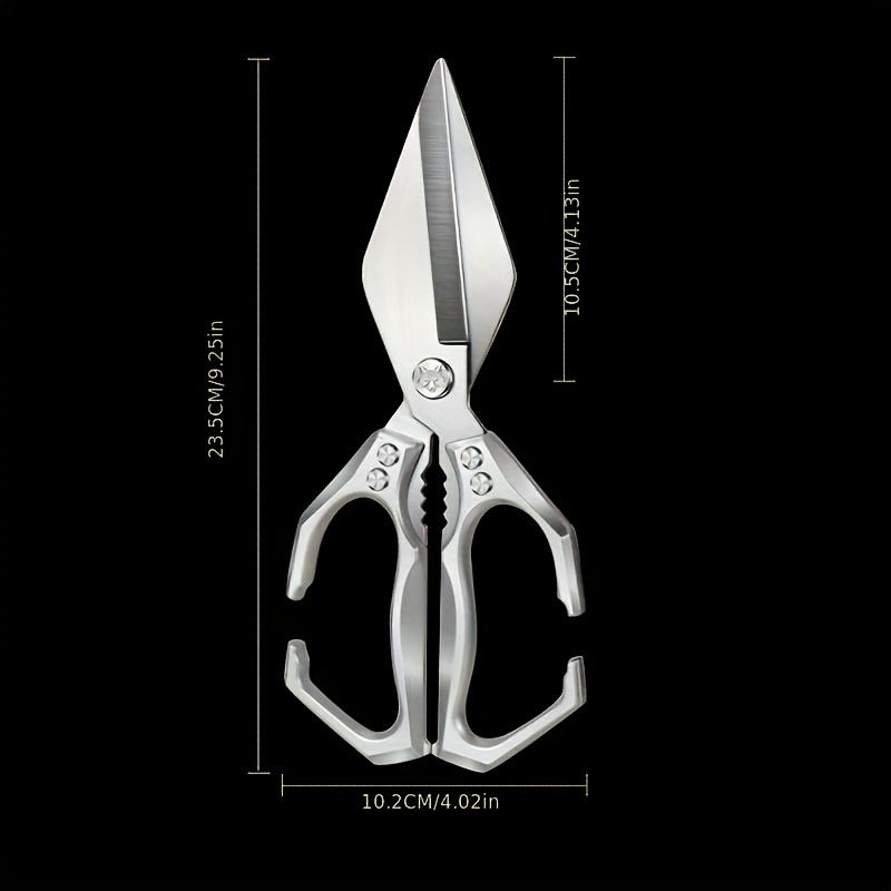 

1 шт. кухонные ножницы с треугольным лезвием, новый дизайн 2025 года, мощные для резки курицы и костей, острые ножницы, подходящие