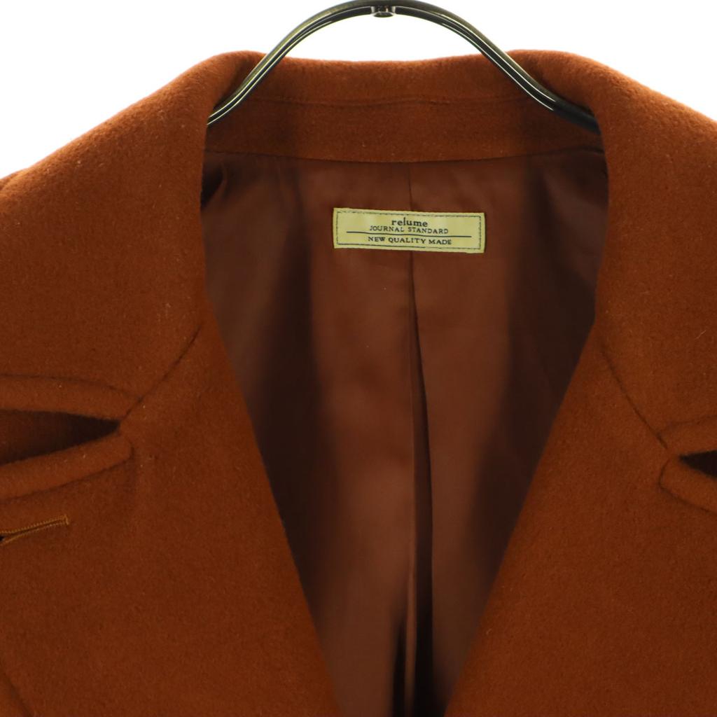 relumeJOURNAL STANDARD Long sleeve wool Long coat 38 Brown Women Used