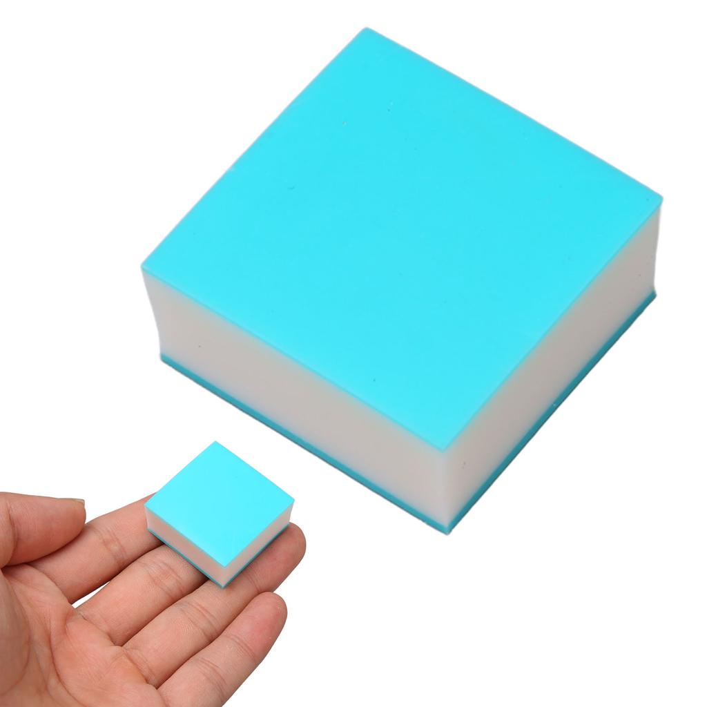 10PCS Stamp Carving Blocks Soft Rubber Engraving Stamps for  Handcrafts Blue White Blue 3 Layers