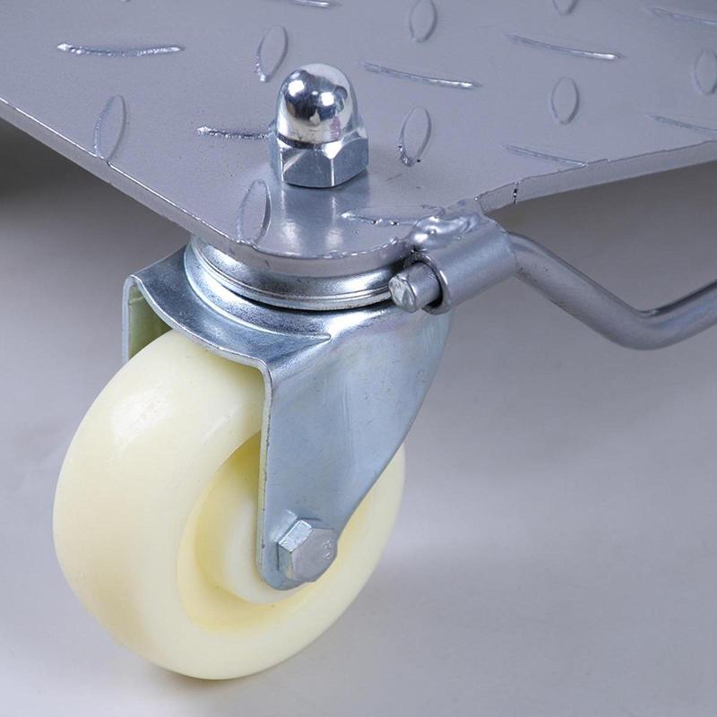Car Dolly Trailer Steel Wheel Dolly for Garage Automotive Car Mover Tool Ideal for Car Displacement Carts Projects