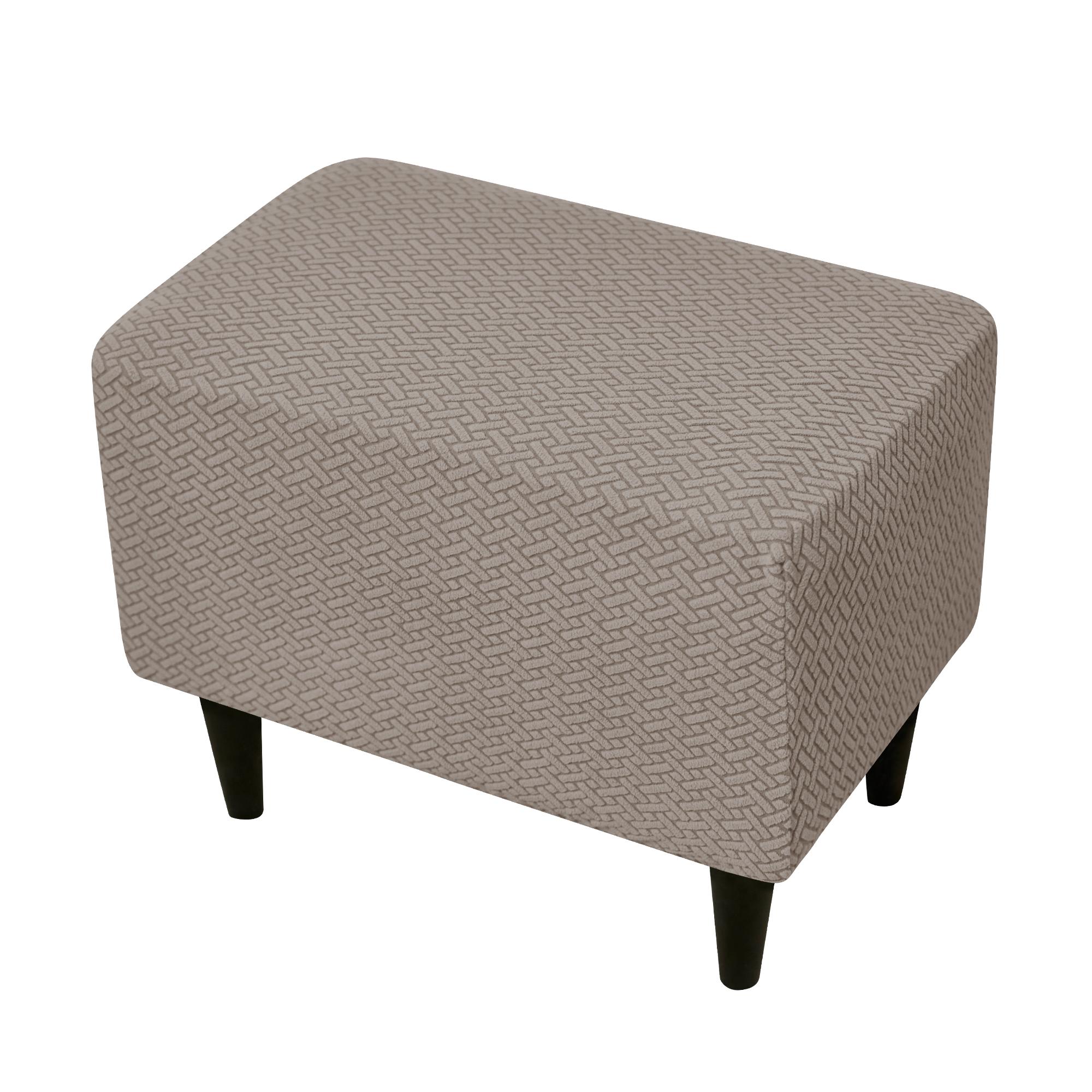 Stretch Oorfauteuilhoezen Jacquard Fauteuilhoezen Oorfauteuilhoes met Zitkussenhoes Bankhoes voor Woonkamer
