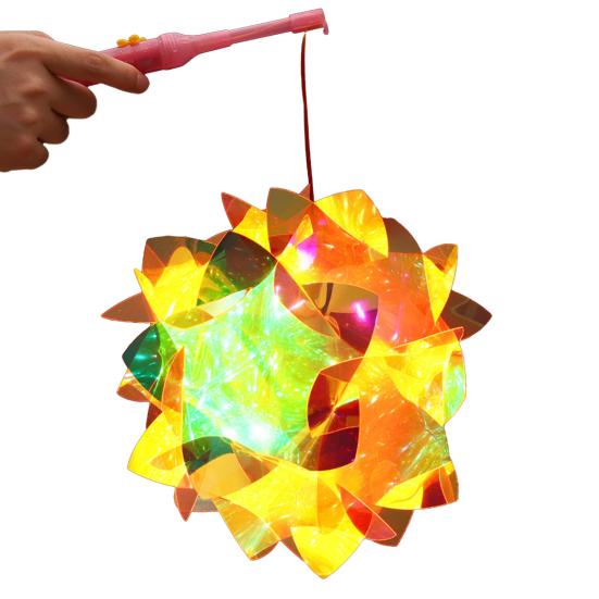 

Фонарь на батарейках, разноцветные огни, полый дизайн, светящийся фонарь для дома D