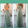 Elegant Women's Long Sleeveless Dress Perfect For Evening Party And Cocktail Events