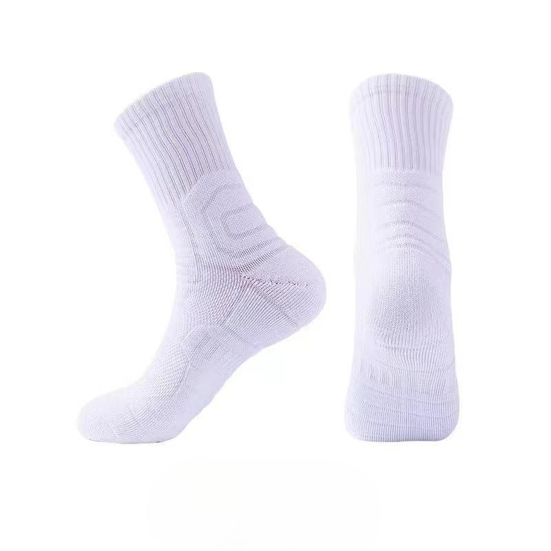 Herren Frühling und Herbst Professionelle Basketball Sport Tide Schweißabsorbierend Atmungsaktiv Rutschfest Schlauchsocken