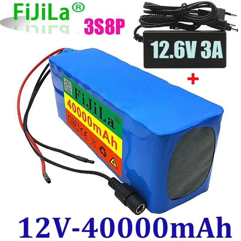 

3s8p 18650 Аккумуляторная батарея Большая емкость 12v 40Ah 18650 литиевая батарея защитная плата 12v 40000mAh для инвертора майнера light + BMS