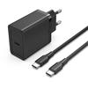 Vention Chargeur Mural USB-C 1 Port 25W Avec Câble USB-C Noir
