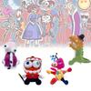 Adorabile Morbido Dinosauro Peluche Bambola Carina Clown del Circo Principessa Caramella Peluche Regalo