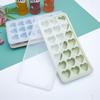 21 Grids Ice Block Mold Heart Shape Ice Tray Silicone DIY Handmade Ice Cream Chocolate Making Mould with Lid