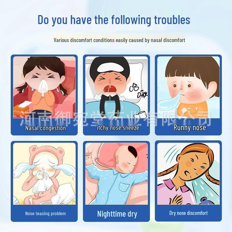 Nasal Relief Strips for Congestion, Itchiness, Dryness - Suitable for Adults & Children - Moxibustion Health Patches
