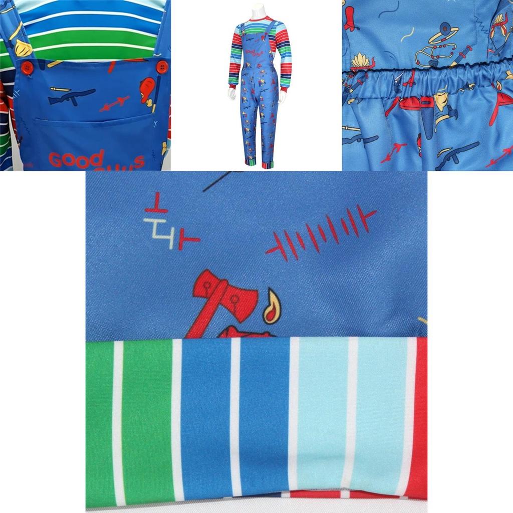 Cosplay Costume For Chucky Fans Polyester Material Street Style Trendy Design