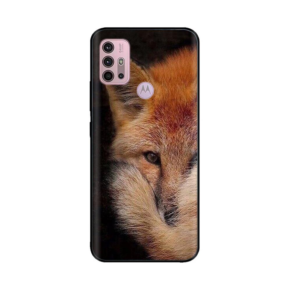 For Motorola Moto G20 Case XT2128-1 XT2128-2 Cover Cute Cartoon Painted Soft Silicone Phone Case For Moto G10 G30 G20 G60 Capa