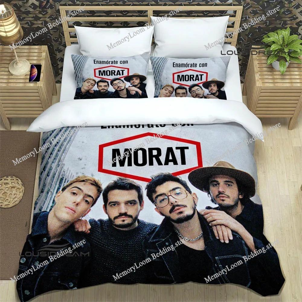 Art Style Unique Morat Pop Band Bedding Set Queen/King Size Duvet Cover Comforter Soft Bed Sheet Set Home Decor Luxury Gift