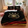 3 Stück Deutschland Fußball Nationalmannschaft Wappen Bettwäsche Sets Für Alle Größen Neu 3D Gedruckte Bettdecke Bettbezug Kissenbezug Schlafzimmer Dekoration