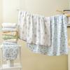 Baby Gauze Bath Towel Neonatal Class A Six-Layer Cartoon Printing Bag Quilt 110 * 110 Water-Absorbing Children'S Blanket