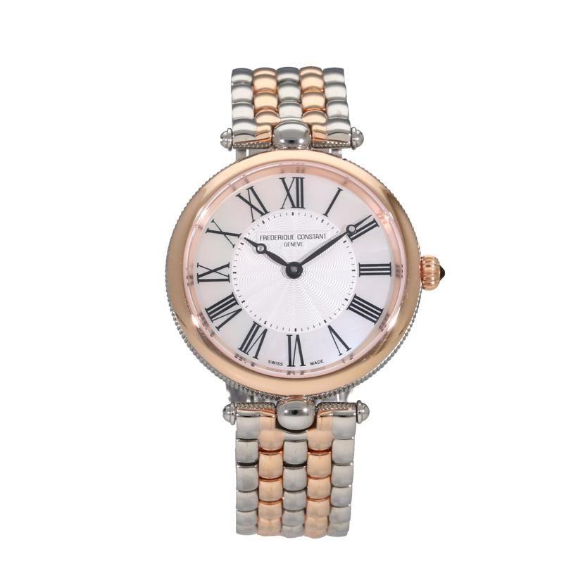 Used FREDRIQUE CONSTANT Classic Art Deco/Ladies QZ FC-200MPW2AR2B AB rank 93