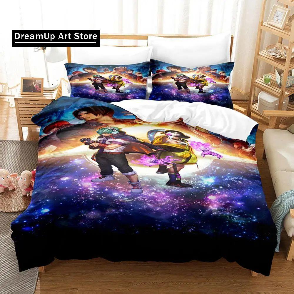 3d Printing Anime The King Of Fighter Bedding Set Boys Girls Twin Queen Size Duvet Cover Pillowcase Bed Kids Adult Home Textile