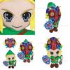 Maskeli Büyük Boy Legend Of Zelda Link Bebek Mezura Maskeli Link Peluş Oyuncak Skyward Sword Yumuşak Kısa Peluş Özelleştirilebilir