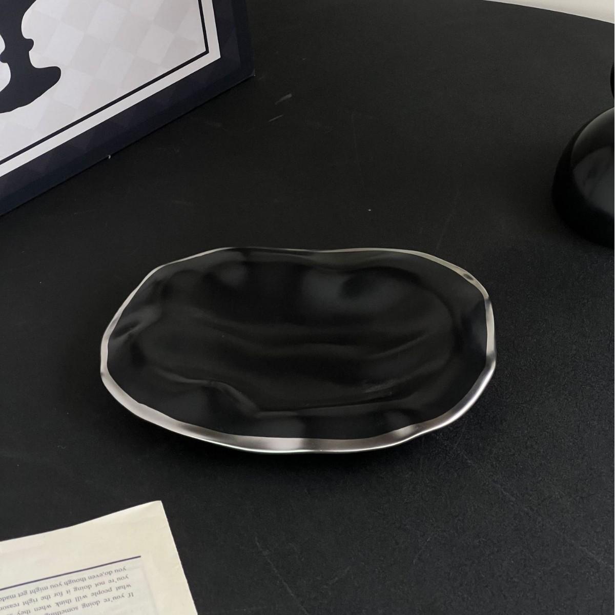 Ветер Неправильная Фруктовая Тарелка Торт Десертная Тарелка Материал Тарелка Закуска Закуска Маленькая Тарелка Ювелирная Инвентаризация Тарелка Сердце