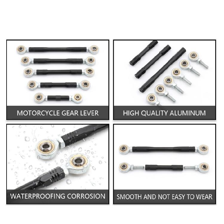 40mm-280mm Motorcycle Universal Gear Shifts Linkage Shifter Link Rod Modified